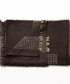Studio Variously Walnut Throw Blanket - Brown