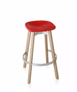 Emeco Su Barstool - Wood Frame