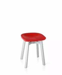 Emeco Su Small Stool - Aluminum Frame 20 Emeco Su Small Stool - Aluminum Frame