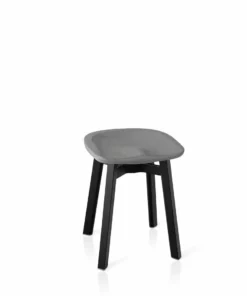 Emeco Su Small Stool - Black Frame