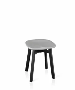 Emeco Su Small Stool - Black Frame