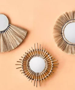 Casa Amarosa Sun Spike Rattan Mirror 7 Casa Amarosa Sun Spike Rattan Mirror