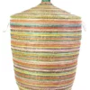 Swahili African Modern Large Rainbow Prayer Mat Hamper Home Goods