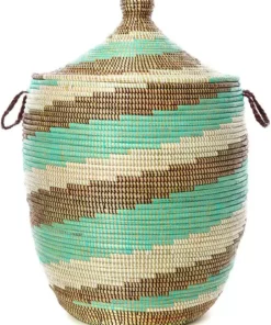 Swahili African Modern Large Sahel Sky Laundry Hamper Basket Best Sellers