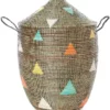 Swahili African Modern Large Teranga Triangles Hamper Basket