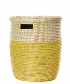 Swahili African Modern Lemon Dipped Hamper Basket Best Sellers