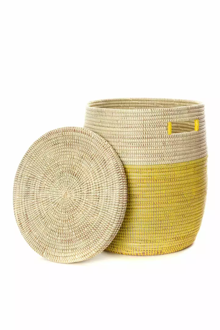 Swahili African Modern Lemon Dipped Hamper Basket Best Sellers 2 Swahili African Modern Lemon Dipped Hamper Basket Best Sellers