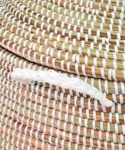 Swahili African Modern Medium Solid White Prayer Mat Hamper