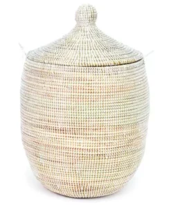 Swahili African Modern Medium Solid White Prayer Mat Hamper