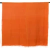 Swahili African Modern Tangerine Gabi Tablecloth / Throw Blanket