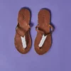 Swahili Coast Design Compass Sandals - White Shoes