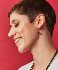 Swahili Coast Design Jewelry Dot Horn Earrings