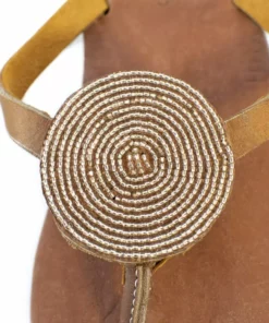 Swahili Coast Design Iris Sandals - Champagne