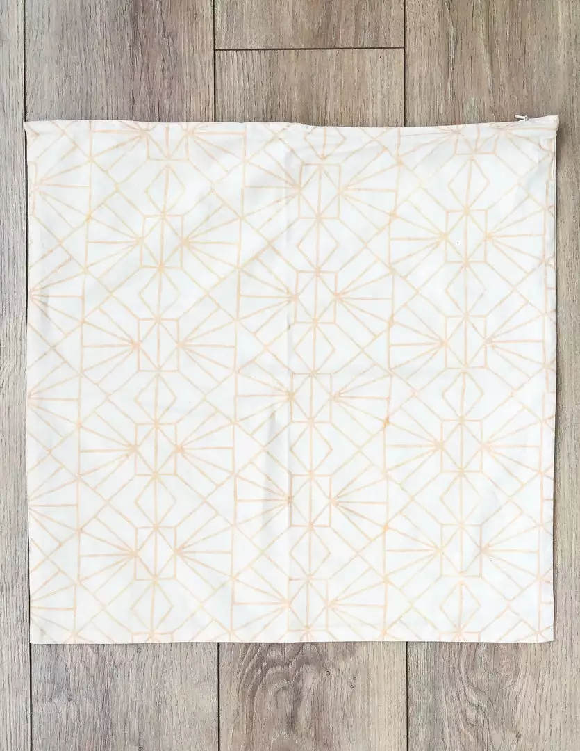 Symbology Reversible Pillowcase - Cream + Tan 3 Symbology Reversible Pillowcase - Cream + Tan