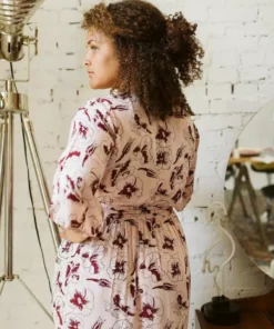 Symbology Hibiscus Flower Wrap - Rose + Berry 8 Symbology Hibiscus Flower Wrap - Rose + Berry