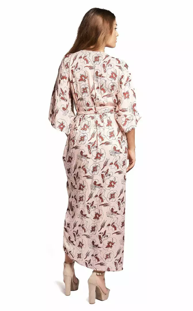 Symbology Hibiscus Flower Wrap - Rose + Berry 4 Symbology Hibiscus Flower Wrap - Rose + Berry