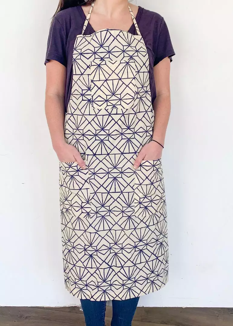 Symbology Feather/ Deco Reversible Apron Home Goods 2 Symbology Feather/ Deco Reversible Apron Home Goods