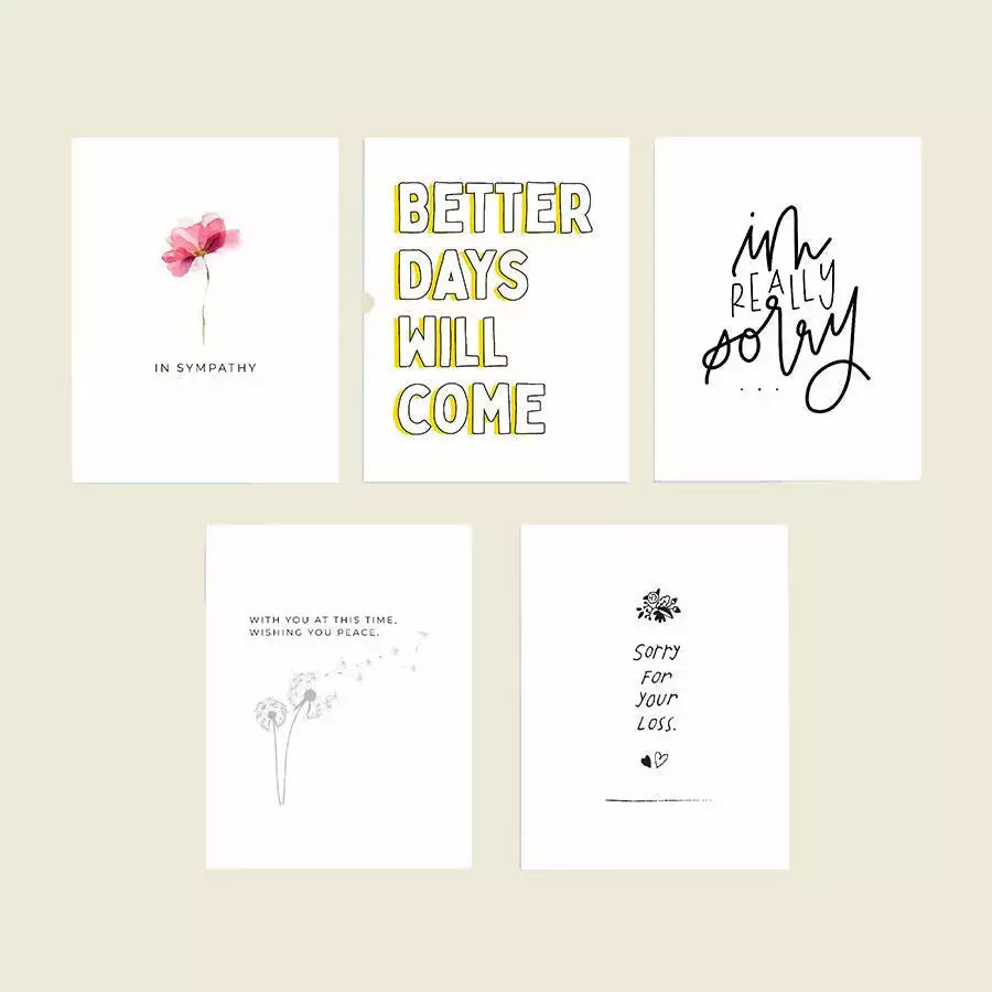 Cute Root Sympathy Variety Plantable Cards - 10 Pack 1 Cute Root Sympathy Variety Plantable Cards - 10 Pack