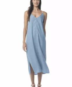 Synergy Organic Clothing Bi-Coastal Eucalyptus Slip Dress