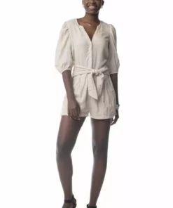 Synergy Organic Clothing Cadence Romper - Chateau Gray Sale