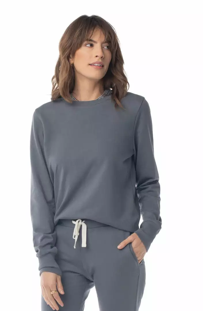Synergy Organic Clothing Sale Fave Sweatshirt - Shadow 1 Synergy Organic Clothing Sale Fave Sweatshirt - Shadow