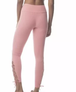 Synergy Organic Clothing Sale Lace Up Legging Pant - Mauve 9 Synergy Organic Clothing Sale Lace Up Legging Pant - Mauve