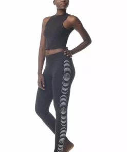 Synergy Organic Clothing Sale Moon Phases Basic Legging - Black 12 Synergy Organic Clothing Sale Moon Phases Basic Legging - Black