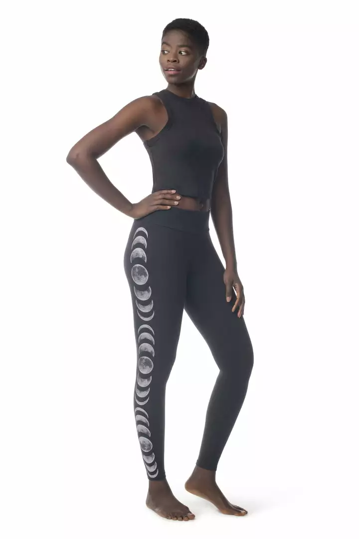 Synergy Organic Clothing Moon Phases Elevate Tank Top - Black 5 Synergy Organic Clothing Moon Phases Elevate Tank Top - Black