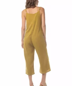 Synergy Organic Clothing Onward Jumpsuit - Ecru Olive