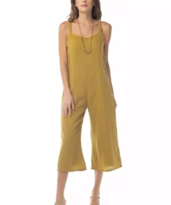 Synergy Organic Clothing Onward Jumpsuit - Ecru Olive