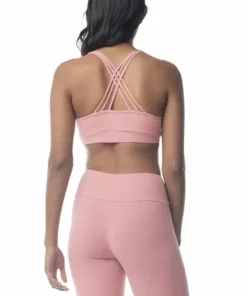 Synergy Organic Clothing Rhythm Yoga Bra - Mauve