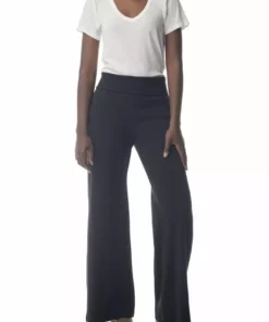 Synergy Organic Clothing Rib Knit Kamala Pant - Black