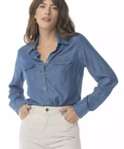 Synergy Organic Clothing True Blue Tencel Top Best Sellers