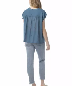 Synergy Organic Clothing Sale Embroidered Wear With All Top