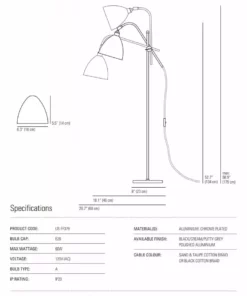 Ameico Task Floor Lamp Lighting