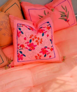 Soil To Studio Teejan Linen Throw Pillow Cover - Bright Pink 10 Soil To Studio Teejan Linen Throw Pillow Cover - Bright Pink