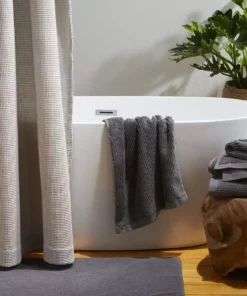 Coyuchi New Arrivals Temescal Ribbed Bath Mat