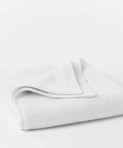 Coyuchi Temescal Ribbed Towels - Alpine White Home Goods