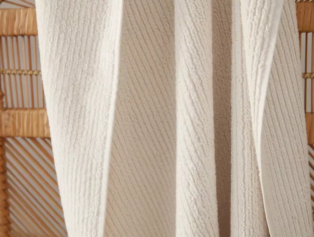Coyuchi Temescal Ribbed Towels - Undyed 5 Coyuchi Temescal Ribbed Towels - Undyed