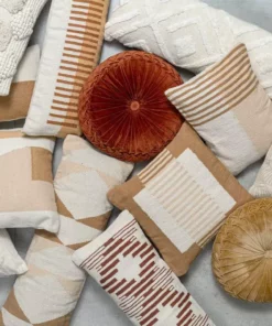 Casa Amarosa Terra Stripe Lumbar Pillow Cover Home Goods 10 Casa Amarosa Terra Stripe Lumbar Pillow Cover Home Goods