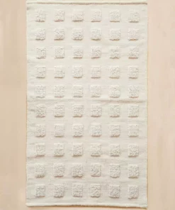 Territory Design Home Goods Cuadro Wool Rug - Cream