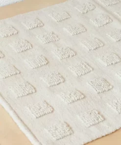 Territory Design Home Goods Cuadro Wool Rug - Cream