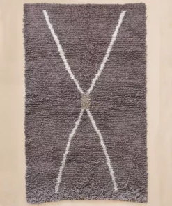 Territory Design Exis Wool Shag Rug - Cinder