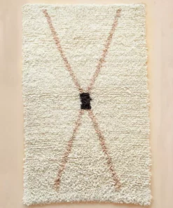 Territory Design Home Goods Exis Wool Shag Rug - Cream