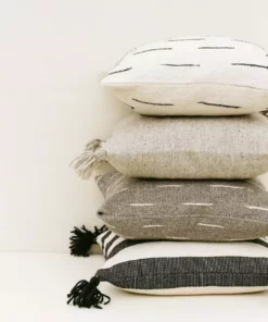 Territory Design Flecha Throw Pillow Cover - Cream