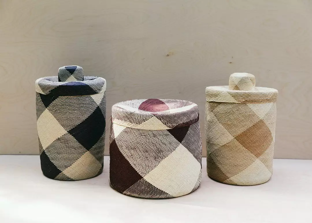 Territory Design Japa Tall Basket - Midnight Home Goods 7 Territory Design Japa Tall Basket - Midnight Home Goods