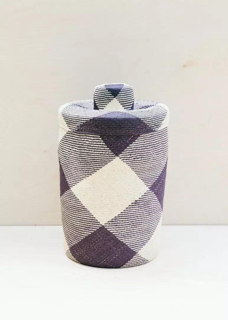 Territory Design Japa Tall Basket - Midnight Home Goods 1 Territory Design Japa Tall Basket - Midnight Home Goods