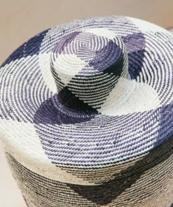 Territory Design Japa Tall Basket - Midnight Home Goods 9 Territory Design Japa Tall Basket - Midnight Home Goods