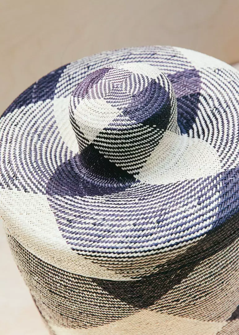 Territory Design Japa Tall Basket - Midnight Home Goods 3 Territory Design Japa Tall Basket - Midnight Home Goods