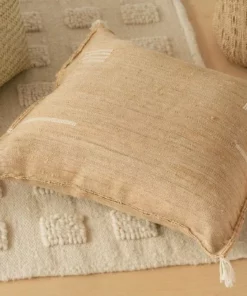 Territory Design Lines Throw Pillow Cover - Washed Black